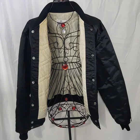 Vintage Proline by Starter Raiders Satin Bomber Jacket Made in the U.S.A Size XL - Picture 3 of 16